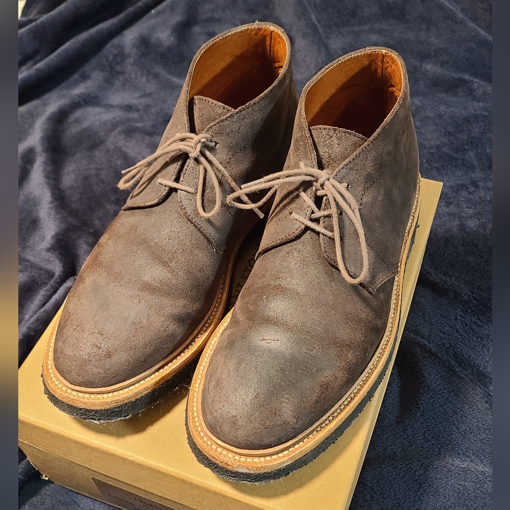 Grant Stone Brown Suede Chukka Boot 9.5D